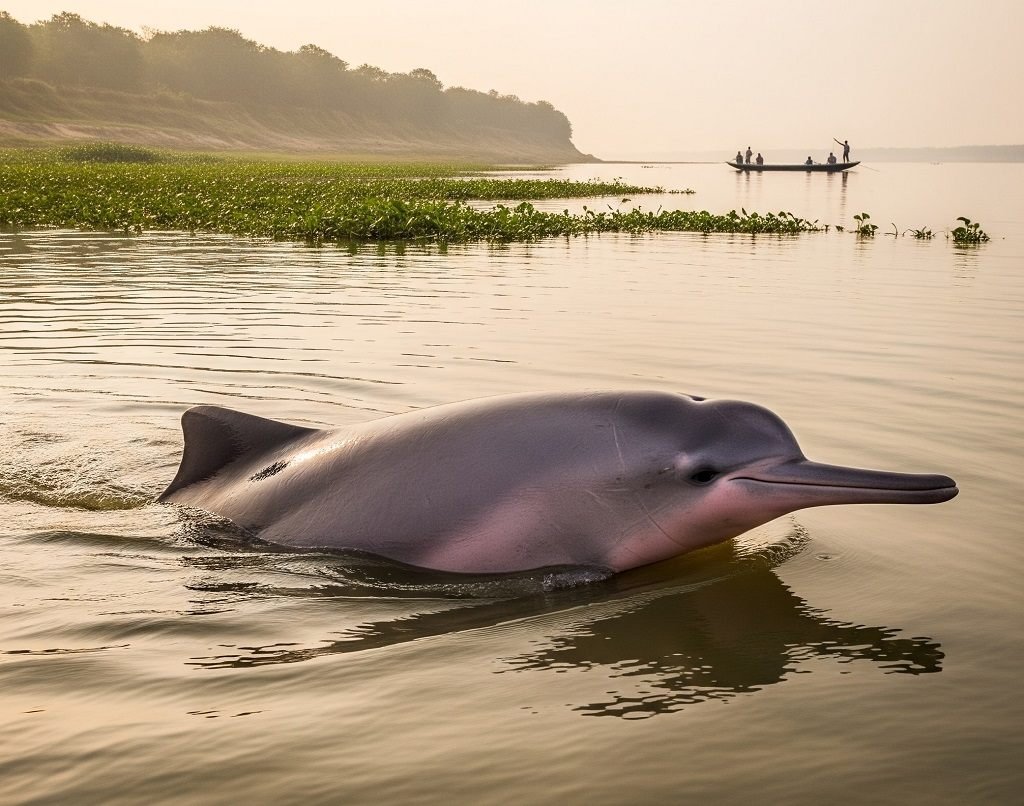 dolphin in katarniaghat
